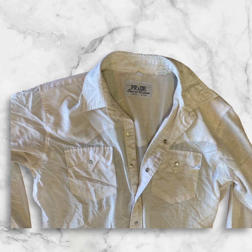 Prior Snap Button Off White With Pattern - image 5